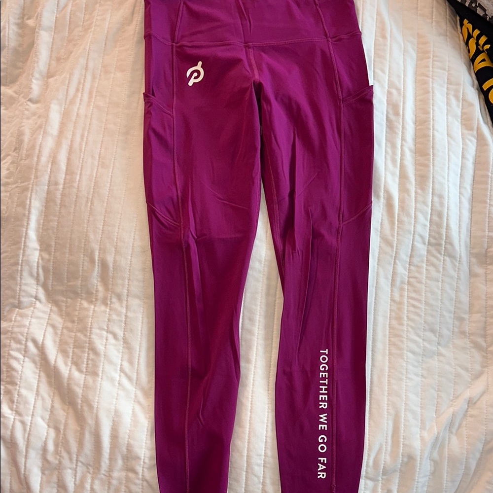 Lululemon X Peloton Magenta Fast n Free Lululemon Leggings
